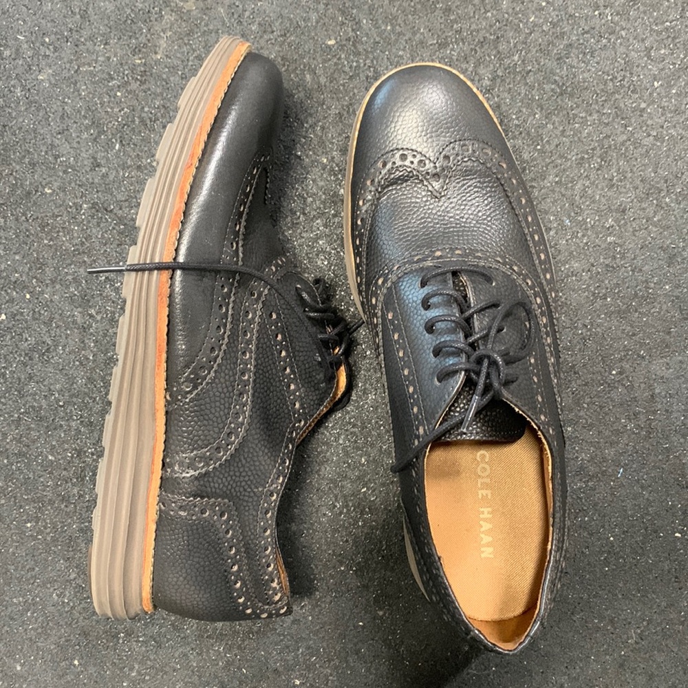 Cole haan Lunargrand wingtip black
